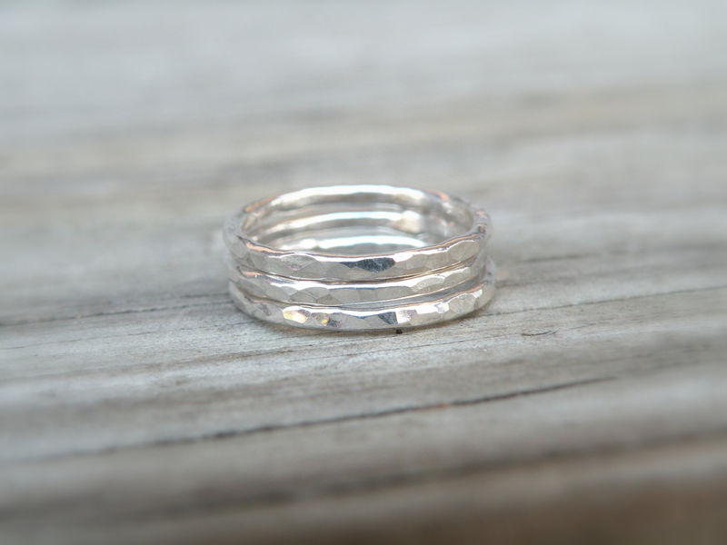 Sterling Silver Stacking Rings Set of Three - product images  of 