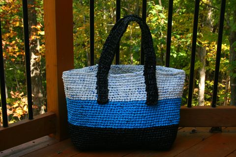 TriColor,Large,tote,bag,from,recycled,plastic,Tote bag, recycled bags, diaper bag, beach bag