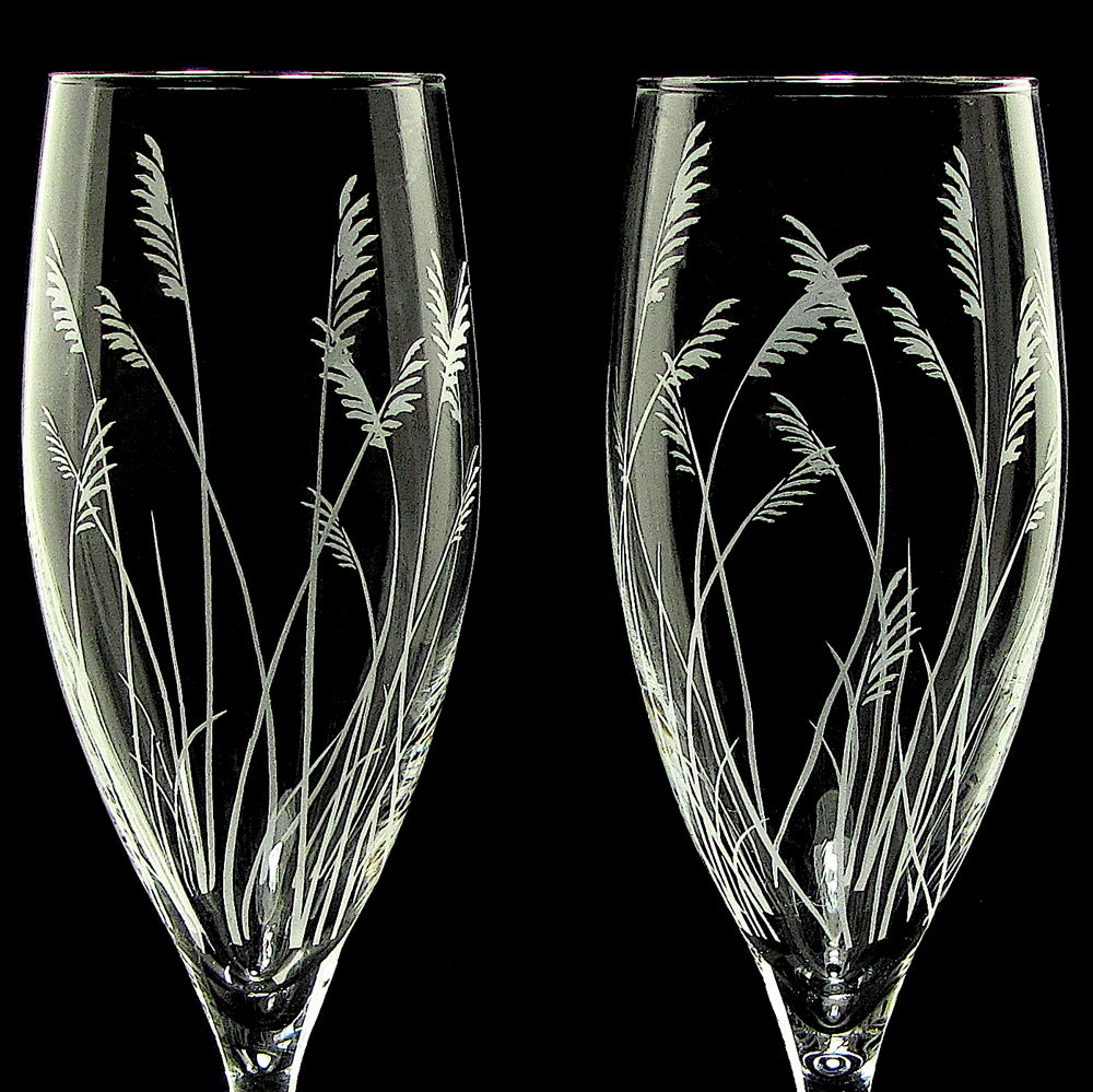 Sea Gr Champagne Gles Rustic Beach Wedding Toasting Flutes The Wedding Gallery By Brad Goodell