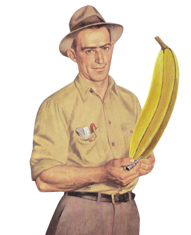 Banana Man, Original Collage - product images