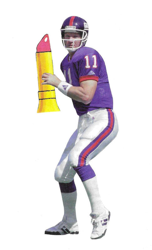 Original Football Player with Lipstick Surreal Art Collage - product images