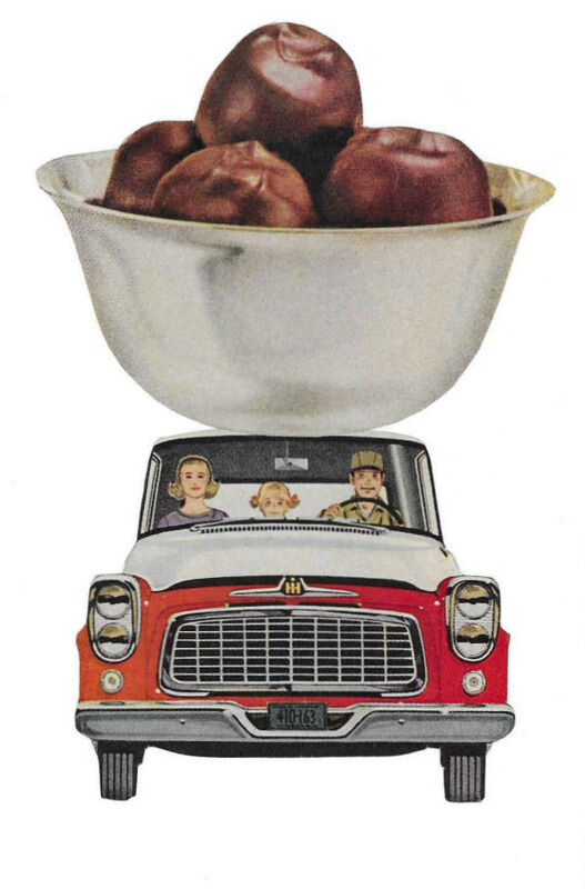 Original Collage Art - Candy Car Artwork - product images