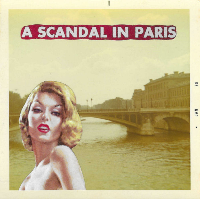 Original Collage Art - A Scandal in Paris Artwork - product images