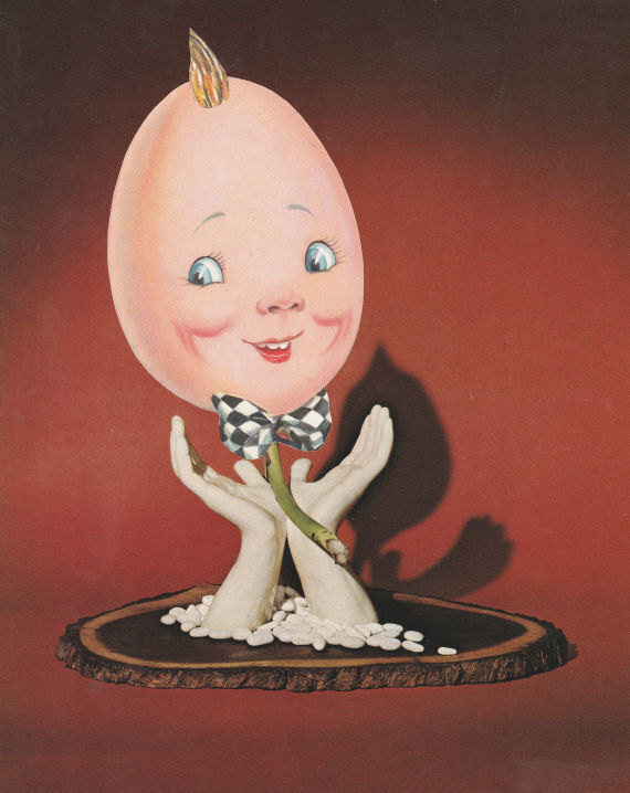 Original Collage Art - Egghead Artwork - product images
