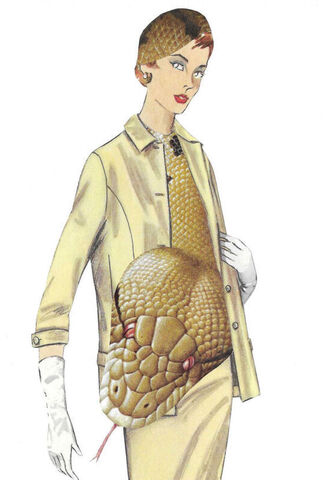 Original,Collage,Art,-,Dangerous,Fashion,Artwork,original collage, retro woman snake jacket paper collage, vintage dangerous fashion reptile surreal artwork, unique funny herpetology gift, handmade collage art