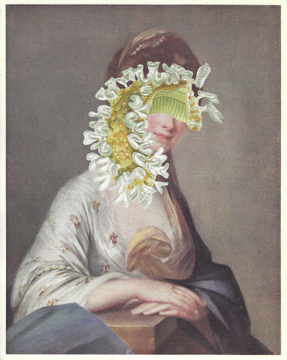 Original Collage Art - The Deep Sea Veil Artwork - product images