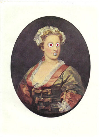 Original,Collage,Art,-,The,Strange,Smile,Artwork,original collage, woman antique book plate collage, weird portrait artwork, altered vintage book page, handmade collage art