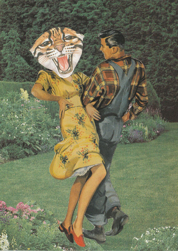 Original Collage Art - The Garden Gala Artwork - product images