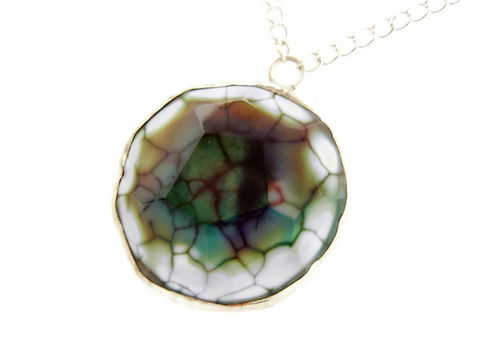 Blue,Green,Dragon,Agate,Necklace,Faceted,Druzy,Gemstone,gemstone necklace, agate necklace, druzy necklace, dragon agate necklace, dragon agate, handmade, handmade jewelry, blue green, faceted gemstone, for her, gift for her, jewelry gift for her