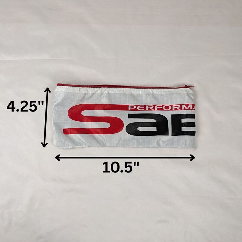 Red Zipper, Sabre2 Logo Label, Gray Parachute Panel Zipper Pouch - product images  of 