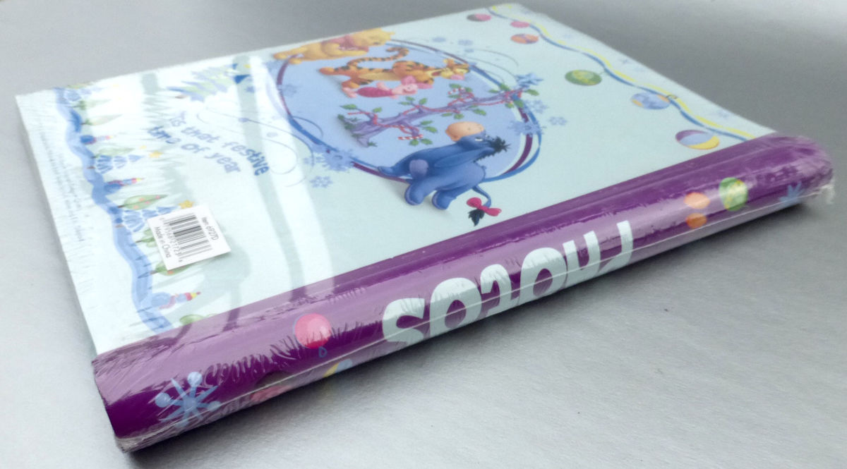 Rare Mickey &amp; Minnie Mouse Goofy Photo Album Authentic Disney Photograph Book Spiral Notebook Picture Christmas Winter Wonderland Season Festive Seasonal Kids Babies Girls Boys Children Collectible Collection Pictures Memoirs Mementos Frames Book Vill - product images  of 