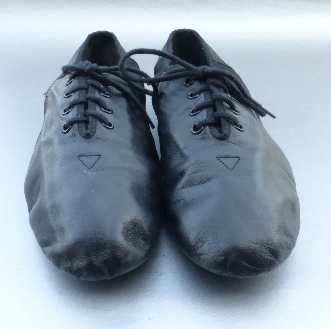 Adult BLOCH Dance Jazz Soft Shoes Black Leather Ladies Lace Up Flexible Split Sole Womens Size 7.5 S0405L Preowned Genuine JazzSoft Villacollezione Villa Collezione - product images  of 