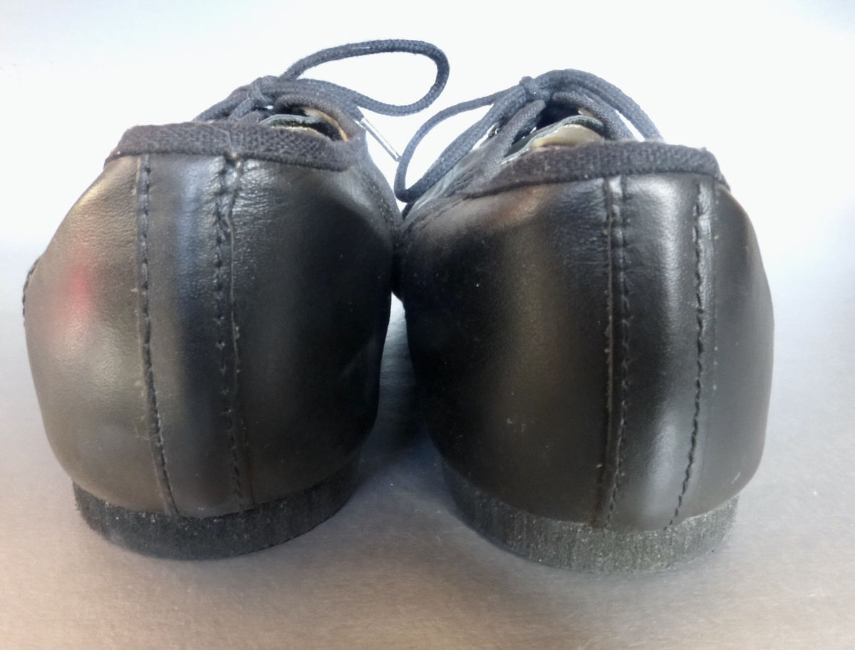 Adult BLOCH Dance Jazz Soft Shoes Black Leather Ladies Lace Up Flexible Split Sole Womens Size 7.5 S0405L Preowned Genuine JazzSoft Villacollezione Villa Collezione - product images  of 