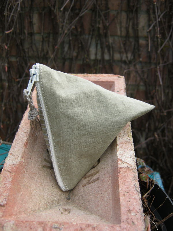 Olive an Organic Cotton Mooncup Pouch - product image  