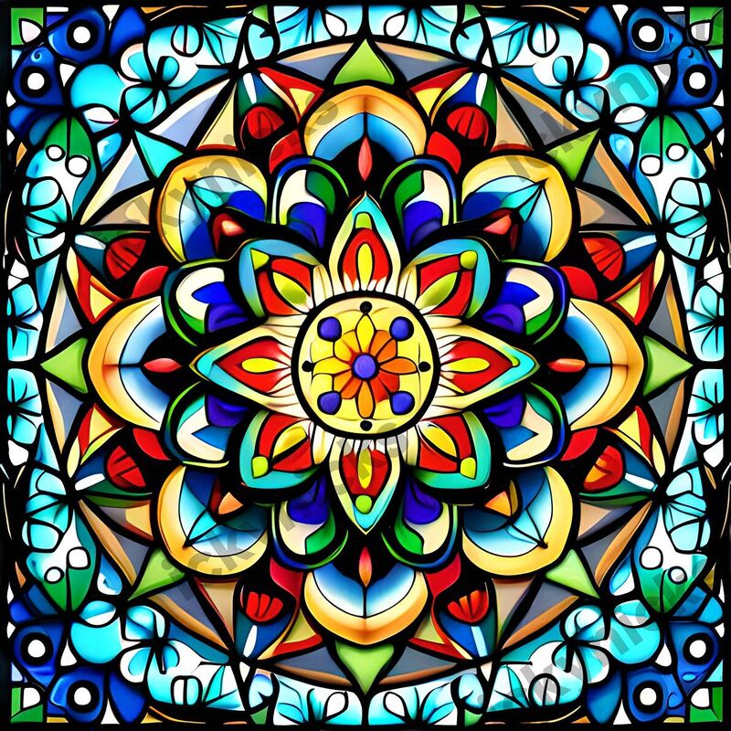 Black Ai Art Melanin | Mandala Digital Artwork Printable Page | Adult Coloring Wall Art | Clipart Image Worksheet | Print Download 2191 - product images  of 