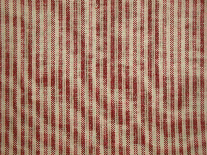 Small Red Stripe Woven Cotton Diamond Textiles Faded Memories Homespun Fabric - product image  