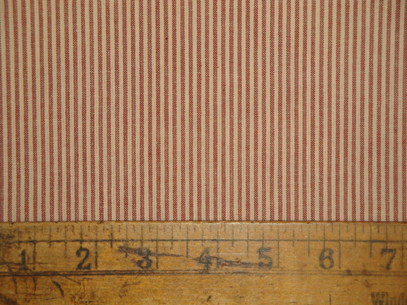 Small Red Stripe Woven Cotton Diamond Textiles Faded Memories Homespun Fabric - product image  