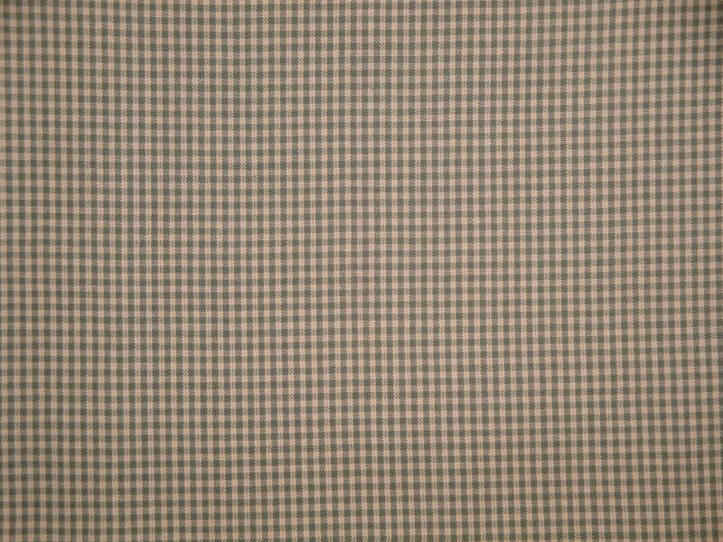 Diamond Textiles Faded Memories Sage Green Check Woven Cotton Homespun Fabric  - product image  