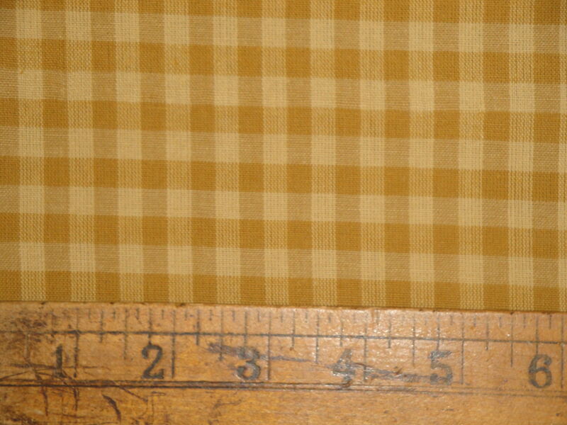 Dunroven House Dijon Woven Cotton Large Check Homespun Fabric  - product image  