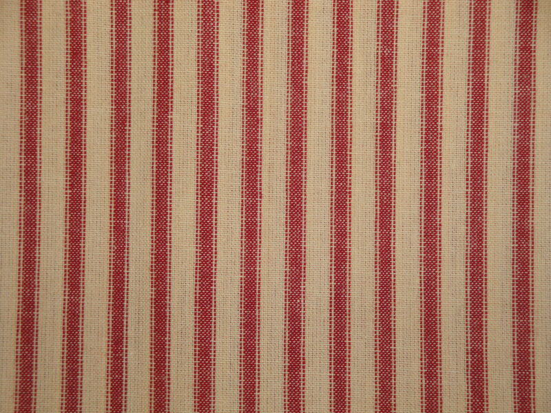 Diamond Textiles Red Stripe Homespun Fabric - product image  