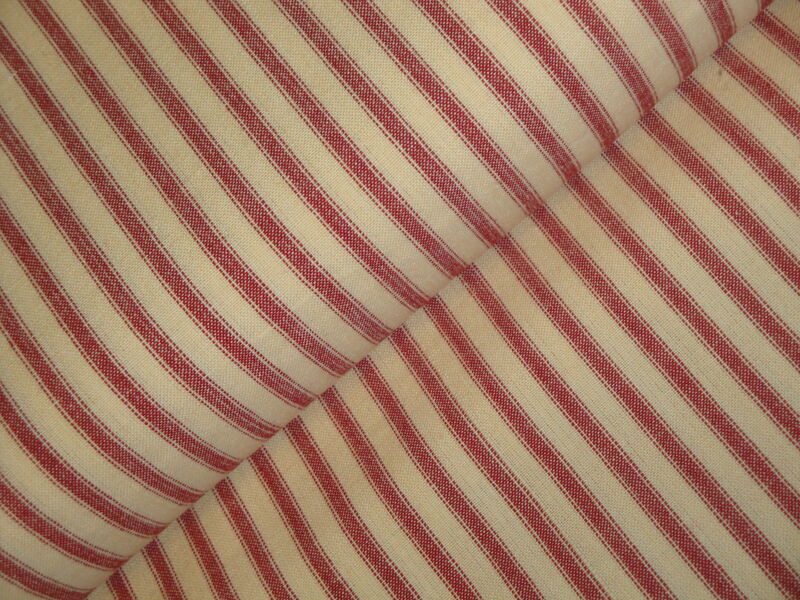 Diamond Textiles Red Stripe Homespun Fabric - product image  