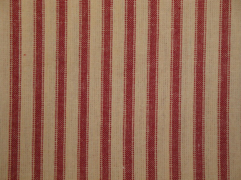Diamond Textiles Red Stripe Homespun Fabric - product image  