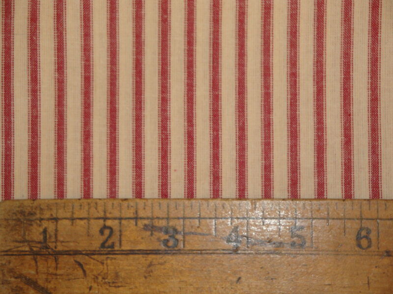 Diamond Textiles Red Stripe Homespun Fabric - product image  