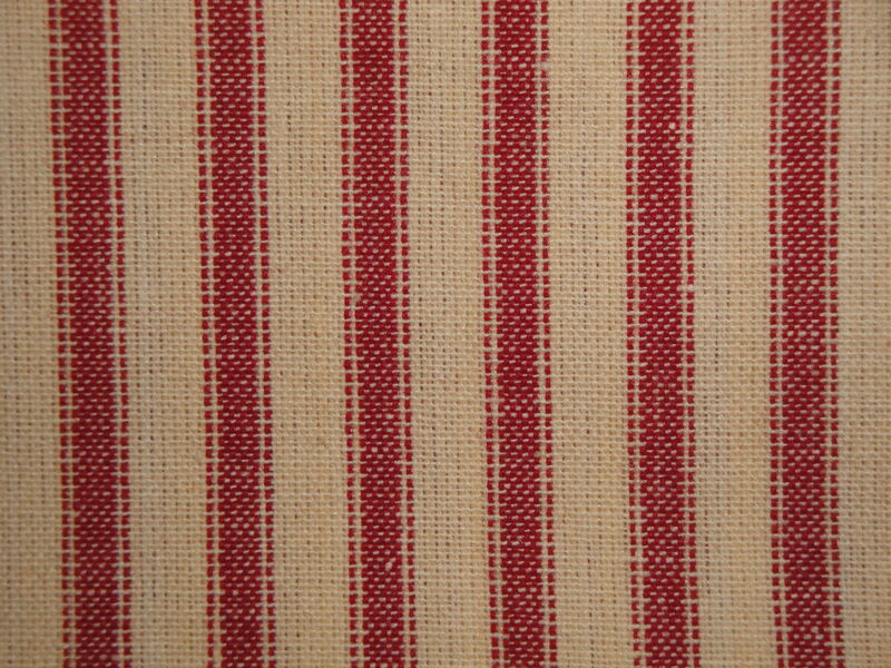 Diamond Textiles Red Stripe Homespun Fabric - product image  