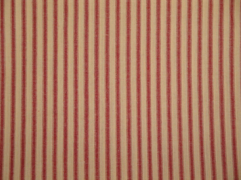 Diamond Textiles Red Stripe Homespun Fabric - product image  