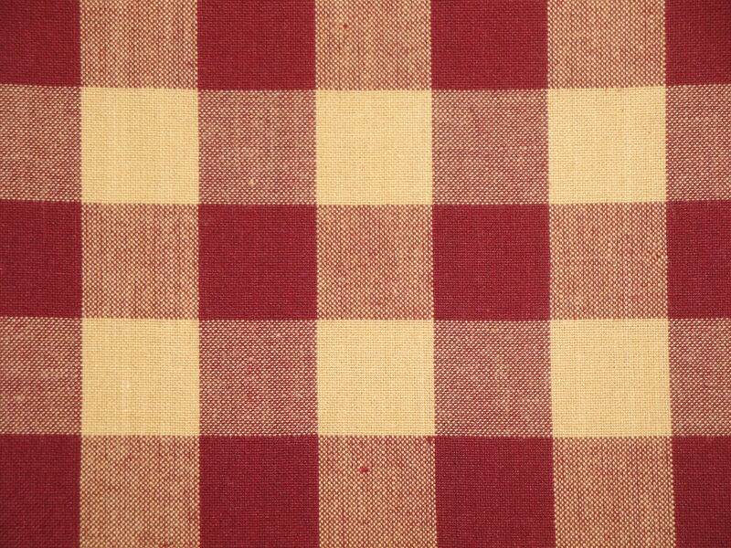 Diamond Textiles Country Homespun Collection Woven Cotton Large Check Fabric  - product image  