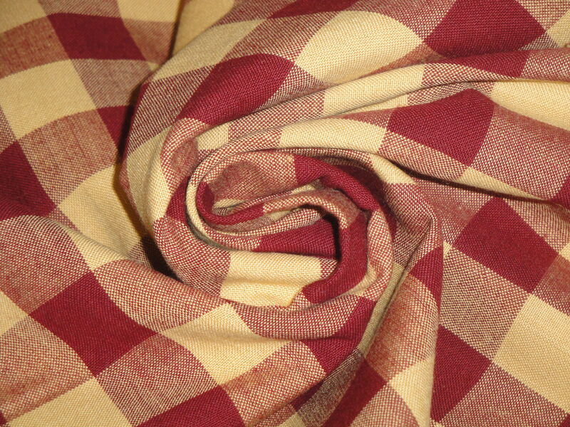 Diamond Textiles Country Homespun Collection Woven Cotton Large Check Fabric  - product image  