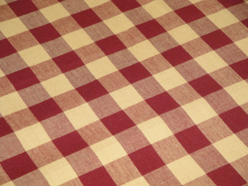 Diamond Textiles Country Homespun Collection Woven Cotton Large Check Fabric  - product image  