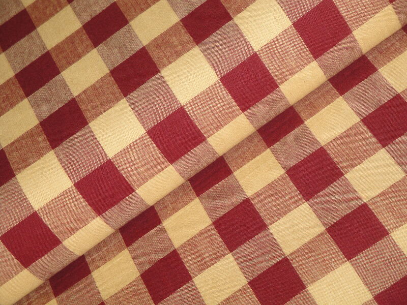 Diamond Textiles Country Homespun Collection Woven Cotton Large Check Fabric  - product image  