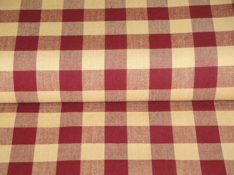 Diamond Textiles Country Homespun Collection Woven Cotton Large Check Fabric  - product image  