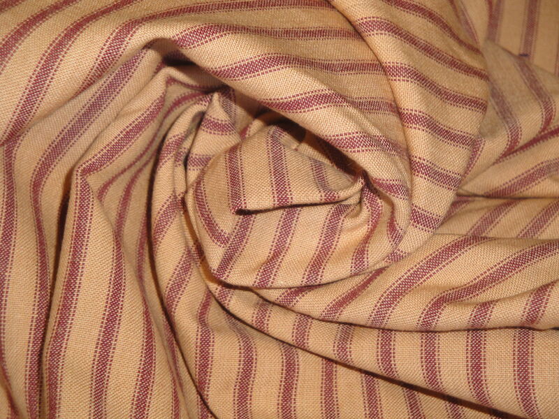 Hickory Creek Barn Red Stripe Homespun Fabric - product image  