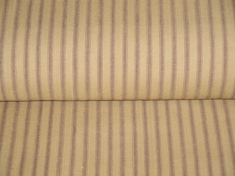 Hickory Creek Cinnamon Stripe Woven Cotton Homespun Fabric - product image  