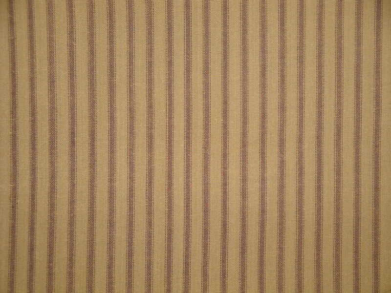 Hickory Creek Cinnamon Stripe Woven Cotton Homespun Fabric - product image  