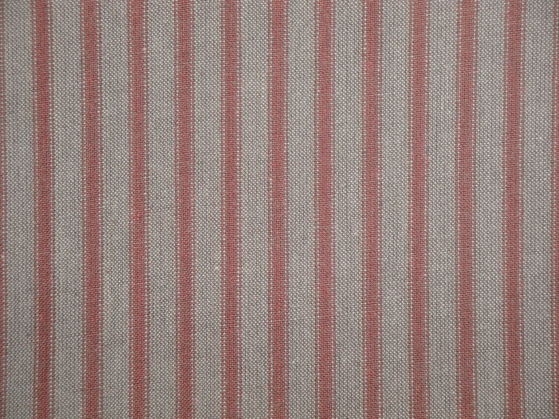 Hickory Creek Red Stripe Woven Cotton Homespun Fabric - product image  