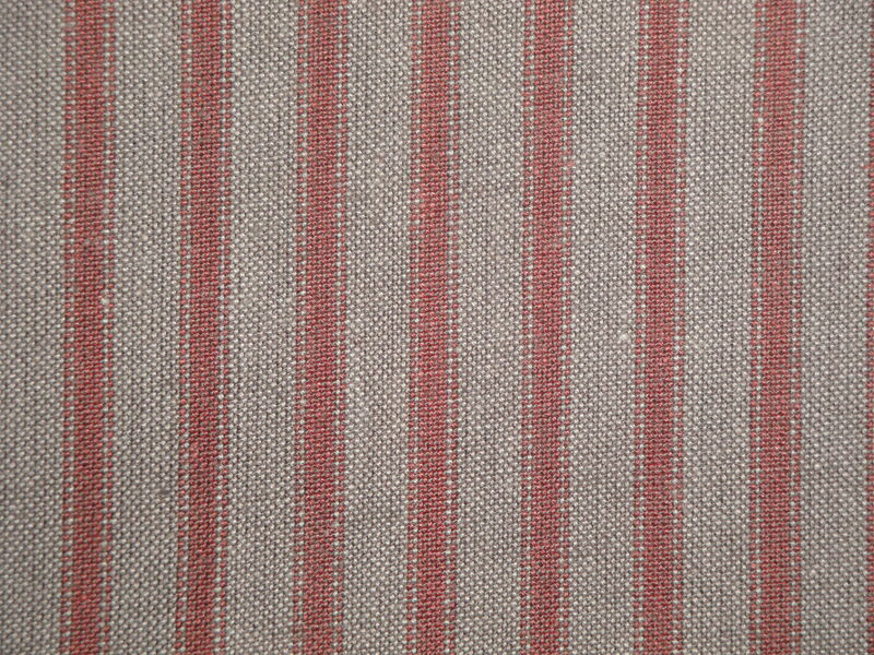 Hickory Creek Red Stripe Woven Cotton Homespun Fabric - product image  