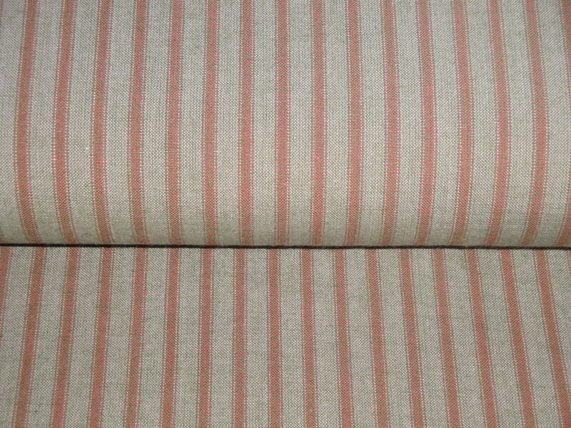 Hickory Creek Chocolate Brown Stripe Woven Cotton Homespun Fabric - product image  