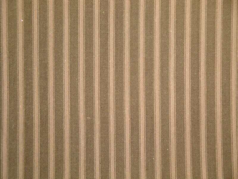 Hickory Creek Olive Green Stripe Woven Cotton Homespun Fabric - product image  