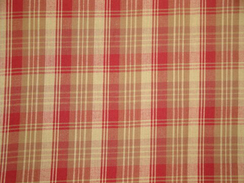 Red,Brown,Tri,Plaid,Cotton,Homespun,Fabric, home decor plaid fabric, primitive plaid fabric, curtain plaid fabric. bedding plaid fabric, large plaid fabric
