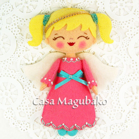 girl angel handmade ornament felt angel doll christmas tree decoration christmas ornament wool rayon felt ornament - Handmade Angels Christmas Decorations girl angel handmade ornament felt angel doll christmas tree decoration christmas ornament wool rayon felt ornament - Handmade Angels Christmas Decorations