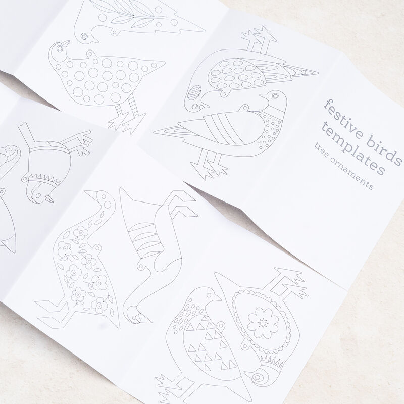 Tree Ornaments Kit Nº2 - Festive Birds - product images  of 
