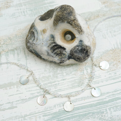 Beautiful,Isle,Necklace,-,Cala,Deià,II,(reversible,necklace),Beaded Necklace, Bead Necklace, Original Necklaces, Bead Jewellery, Inspired By Nature, Mallorca, Beads, Shark Alley Necklaces, Necklaces, Necklace, Semi Precious Bead Necklace