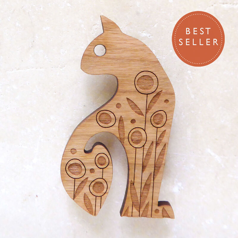 Art Deco Cat Brooch  - product images  of 