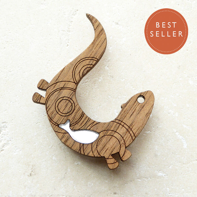 otter brooch - product images  of 