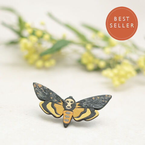 Death's Head Hawk Moth Brooch - product images  of 
