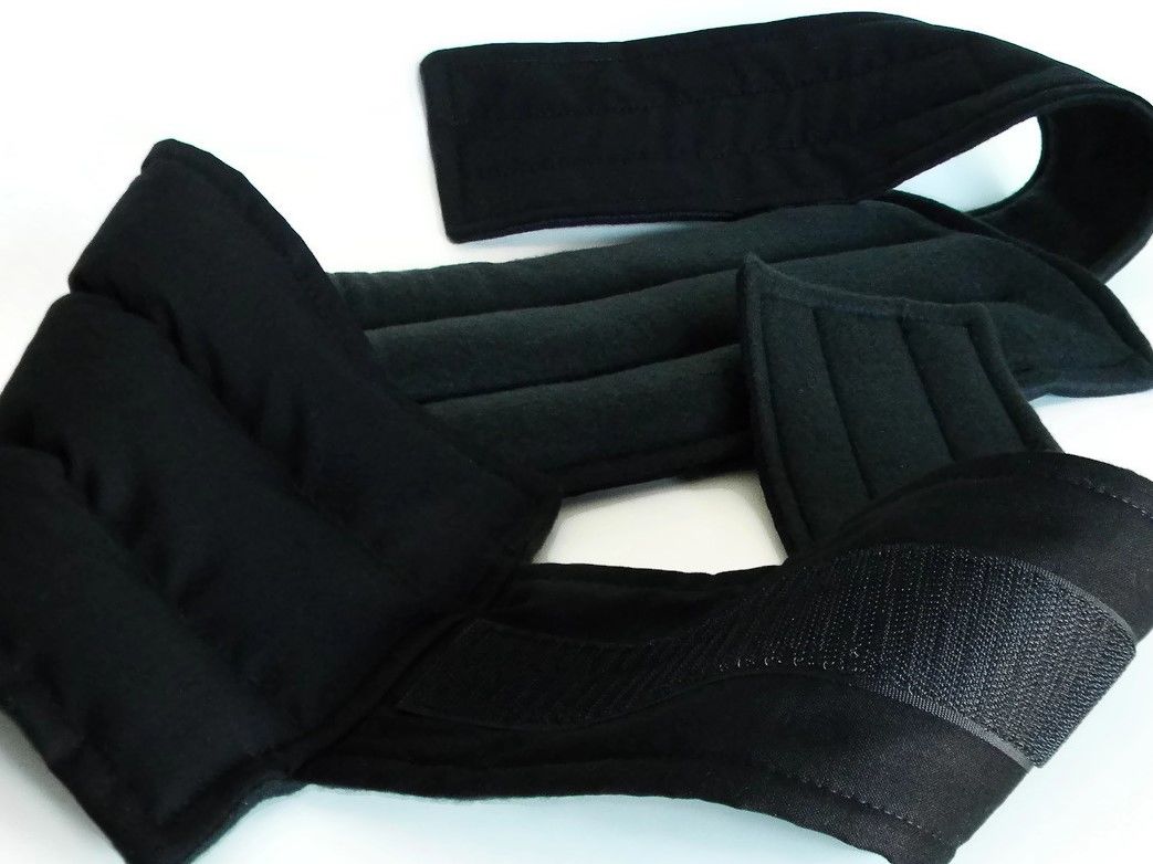 Lower Back Heat Packs, Belted Microwave Heating Pad with Straps, Lumbar