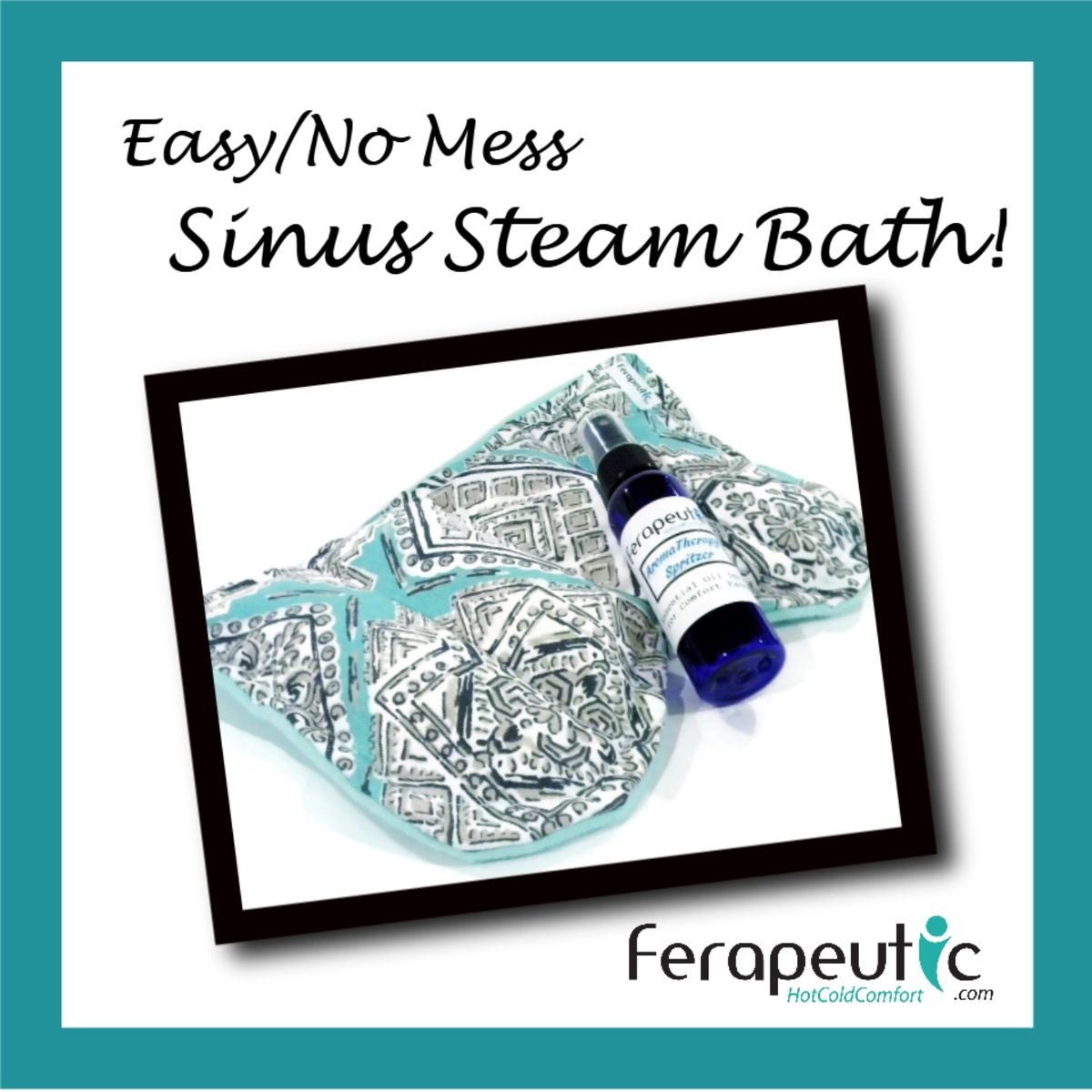 XL Large Sinus Mask Sinus Pack, Microwave Moist Heat Pack Cold Pad for